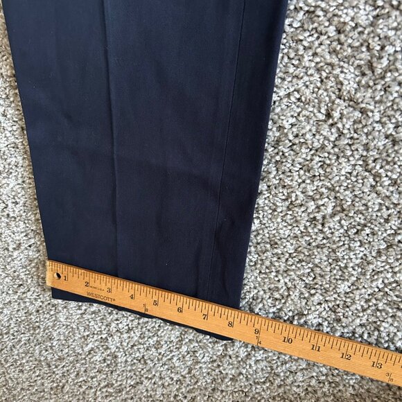 Loro Piana Mens Navy Dress Pants Size 46 Made In Italy Wool Blend Classic Fit - Picture 7 of 12